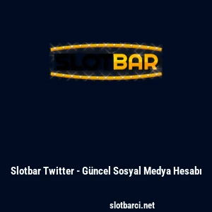 Slotbar Twitter - Güncel Sosyal Medya Hesabı